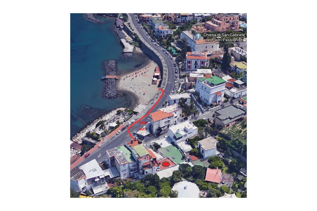 La Terrazza Dell^Ippocampo #Seaview Apartment Искья Экстерьер фото